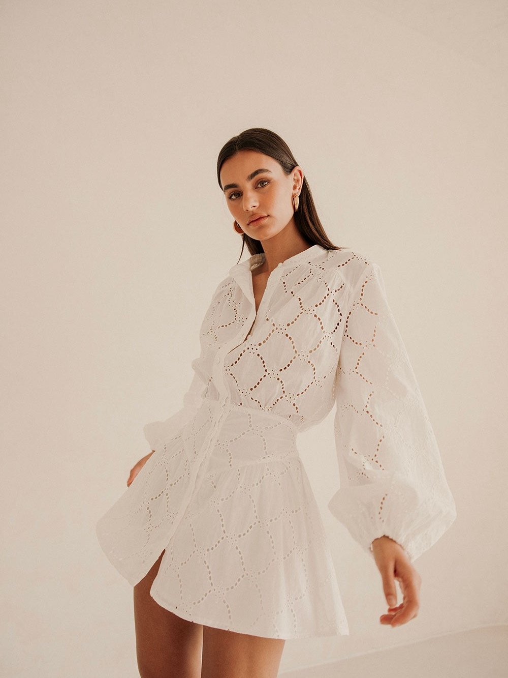 White Sabo Skirt Dress
